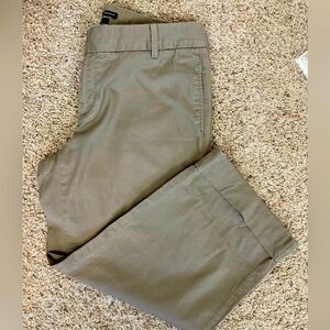 Gap cropped cuffed cotton w/ stretch classic chinos